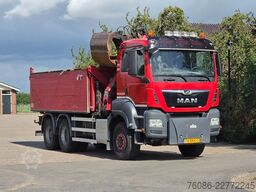 MAN TGS 420 !!6X6!! Z-KRAAN KIPPER NL TRUCK TOP!!