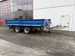  18 k  18 t Tandemkipper- Tieflader, BreitbereiftWenig Benutzt