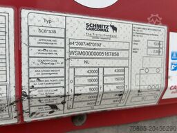 Schmitz Cargobull SCB S3B / Box Trailer / 2x Liftaxle / APK TUV 0...