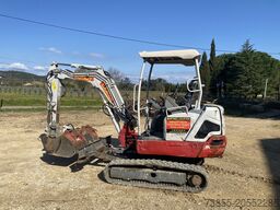 Takeuchi TB225 with 3 buckets and hammer