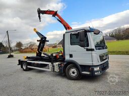 MAN TGL 12.250 Containersysteem Jimeca met kraan Pa...