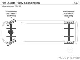 Fiat Ducato 160cv caisse hayon