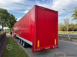 Fruehauf 3 ass oplegger voor vervoer auto.s, motoren ed.