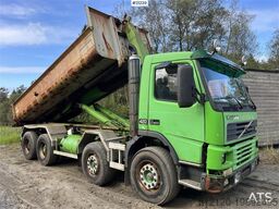 Volvo FM12 8x4 hook truck repair object w/ 20 t hook and