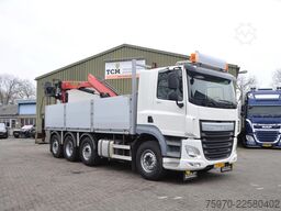 DAF CF 460 8X2 2016 PALFINGER / ALU BORDEN / MANUAL