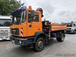 MAN ME 18.250 4X4 Kipper mit Kran Atlas 105.2