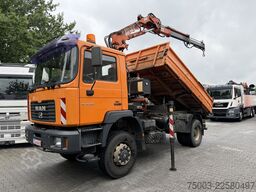 MAN ME 18.250 4X4 Kipper mit Kran Atlas 105.2