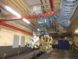 Demag Portalkran Kran KBK2 26x3,4m KBK II Saugheber Vacuumpumpe 2x 50KG