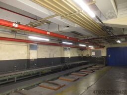 Demag Portalkran Kran KBK2 26x3,4m KBK II Saugheber Vacuumpumpe 2x 50KG