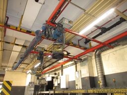 Demag Portalkran Kran KBK2 26x3,4m KBK II Saugheber Vacuumpumpe 2x 50KG