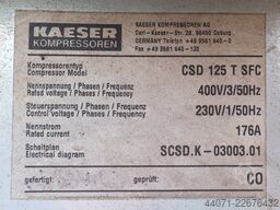 Kaeser CSD125TSFC