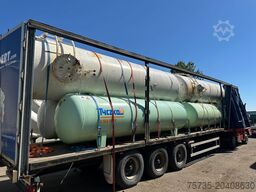 FULL TRAILER LOADED WITH LPG TANKS