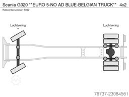 Scania G320 **EURO 5-NO AD BLUE-BELGIAN TRUCK**