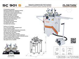 PLASTMAK PVC ALÜMİNYUM İŞLEME MAKİNALARI SÇ 901 S