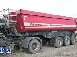 SCHMITZ CARGOBULL SKI 24 SL 7.2, Stahl, 26m³, Schlammdicht, Lift
