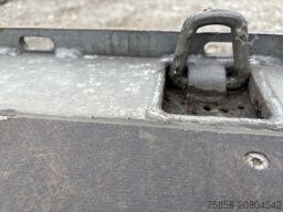 Wecon Verzinkte Plattform Zurringe+Lochleiste