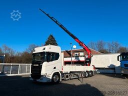 SCANIA R540 Pritsche + Fassi F545 Kran 6x2