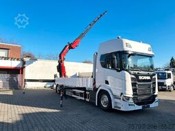 SCANIA R540 Pritsche + Fassi F545 Kran 6x2