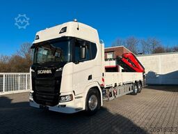 SCANIA R540 Pritsche + Fassi F545 Kran 6x2