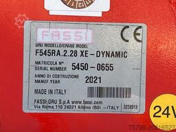 SCANIA R540 Pritsche + Fassi F545 Kran 6x2