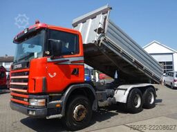 Scania R124-400 6X4 STEELKIPPER,RITARDER,MANUAL FEULPOMP