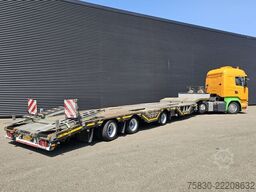 Scania Scania R410 6x2 + NOOTEBOOM TIEFLADER