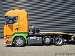 Scania Scania R410 6x2 + NOOTEBOOM TIEFLADER