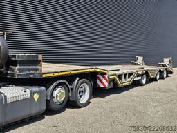 Scania Scania R410 6x2 + NOOTEBOOM TIEFLADER