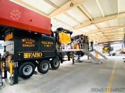 FABO Jaw Crusher hard stone crushing machine 200-300 t/h