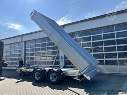Möslein TTD 19 B  19 t Tandemkipper- Tieflader hydraulischer Klappe Breitbereifung