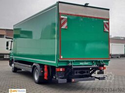 MERCEDES-BENZ 1524 L Koffer 7,35 m mit Tür + LBW 2t