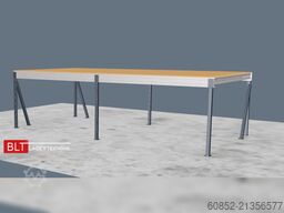 5x10m Lagerbühne , Belastung : 500kg/qm Unterkante: 2,5m , ca. 50qm Systembühne