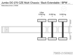 Jumbo DO 270 CZE Multi Chassis / Back Extendable / BP...