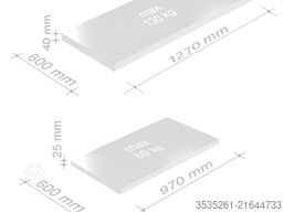 TOTAL-REGAL nedcon Fachbodenregale 16 Doppelr. je 6 Felder