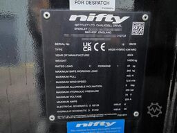 Niftylift HR28 HYBRID 4x4 MK2 Hybrid, 4x4 Drive, 28m Working