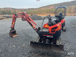 Kubota U17-3a Mini Excavator with Grading Bucket – Custom