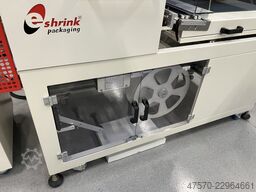 E Shrink Packaging LB-728 + LB-201 Angle Sealer with Shrink Tunnel