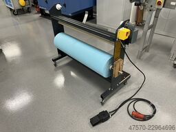 Automatic cloth rewinder for offset printing machines Vliesstoff Kasper