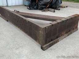 Equerres de bridage en fonte 4000 x 2000 x 575 mm