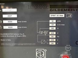 DMG Gildemeister Sprint 65 linear