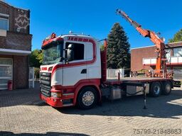 SCANIA R520 V8 Pritsche+ ATLAS 390 Kran +Lift-Lenkachse