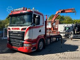SCANIA R520 V8 Pritsche+ ATLAS 390 Kran +Lift-Lenkachse