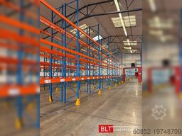 ca. 100 lfm Stow Palettenregale H:700cm 3200 kg Fachlast Boden +3 , Hochregale
