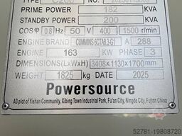 Cummins 6CTA8.3-G1 - 200 kVA Generator - DPX-19839