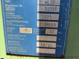 Mubea KL30 Prasa Mimośrodowa Wykrawarka 30 mm 1,5 kW Made in Germany Mubea KL30 Prasa Mimośrodowa Wykrawarka 30 mm 1,5 kW Made in Germany