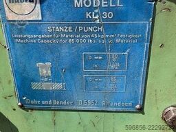 Mubea KL30 Prasa Mimośrodowa Wykrawarka 30 mm 1,5 kW Made in Germany Mubea KL30 Prasa Mimośrodowa Wykrawarka 30 mm 1,5 kW Made in Germany