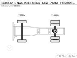 Scania S410 NGS 4X2EB MEGA - NEW TACHO - RETARDER - FU...