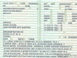 MERCEDES-BENZ Arocs 4145 / 8X8 ALLRAD / Meiller 18 Kubik Mulde