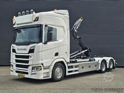 Scania R580 V8 6x2 / HOOKLIFT / HAAKARM / ABROLKIPPER