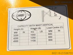 Combilift WR / DUPLEX / 4.5M / 2017 / ONLY 30 H